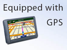 Equipped with GPS